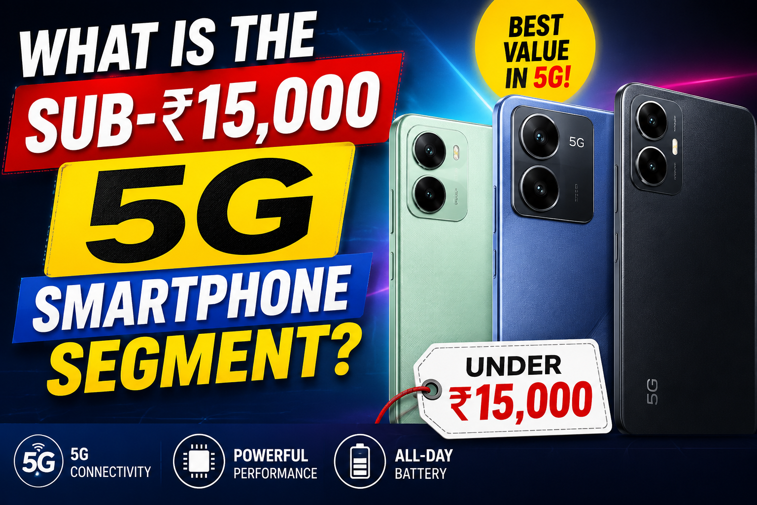 What Is the Sub-₹15,000 5G Smartphone Segment?