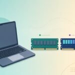 DDR4 and DDR5 laptop memory modules side by side comparison