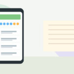 Flat vector illustration of a phone calendar checklist with weekly dots on a calm study desk, no real people