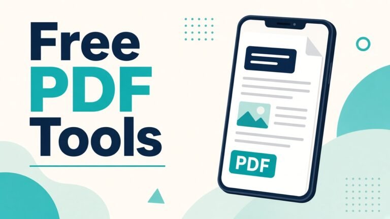 Free PDF Tools for Students on Android: What Actually Helps