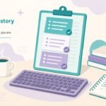 Illustration of Windows clipboard history on a computer